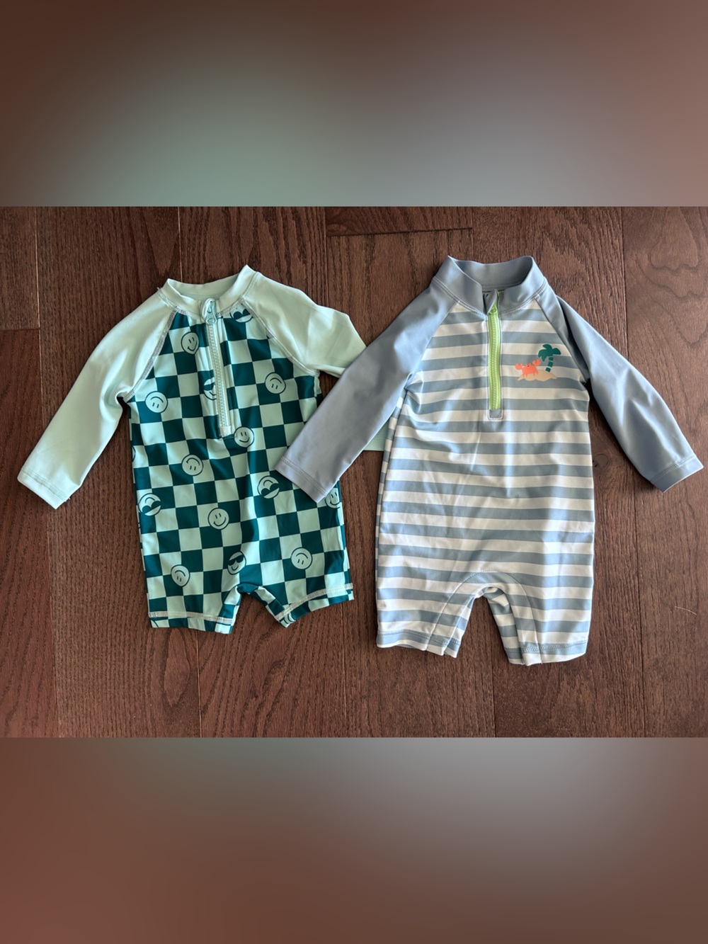 Lot of 2 Size 3-6 month/6 month Baby Boy's Swimsuits